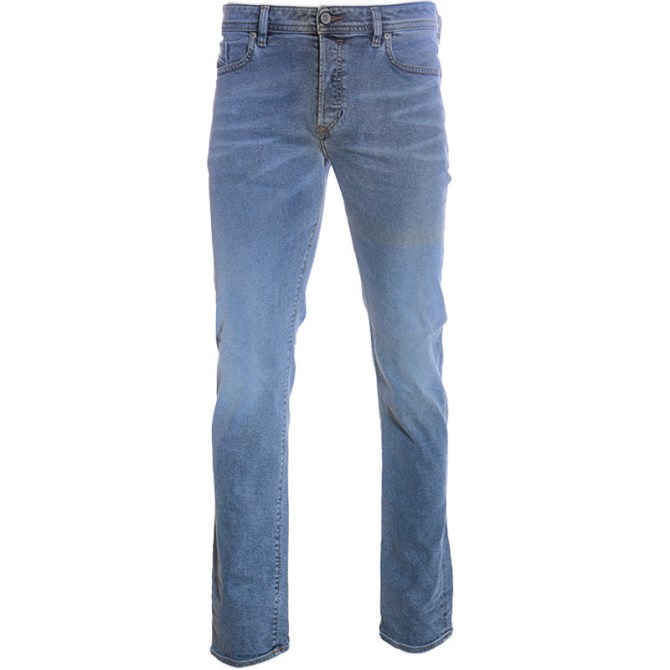 Buster 084sj Herrenjeans Denim Lässig Stretch Regular Slim Schmal Zulaufende Hose Diesel