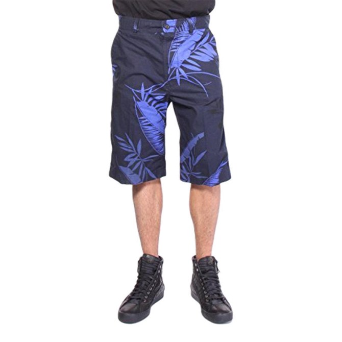 P Cooper Np 0gajz Herren Shorts Blumendruck Baumwolle Sommer Lässig Beachwear Diesel