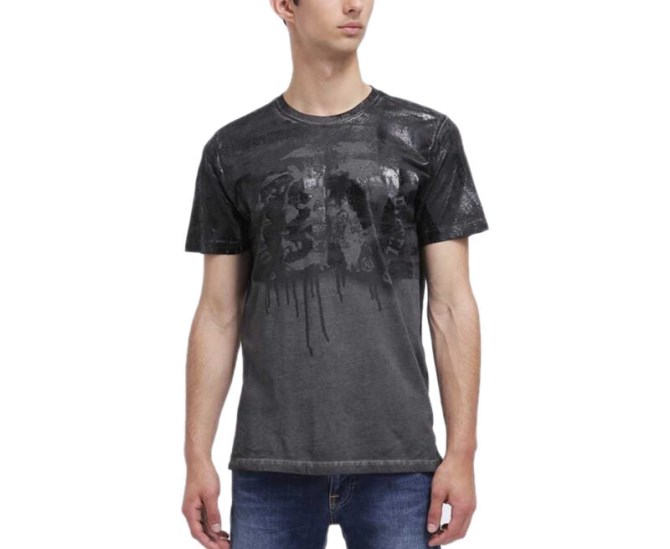 Diesel T Rodol Herren T-shirt Kurzarm Rundhalsausschnitt Grafik Print Freizeitkleidung
