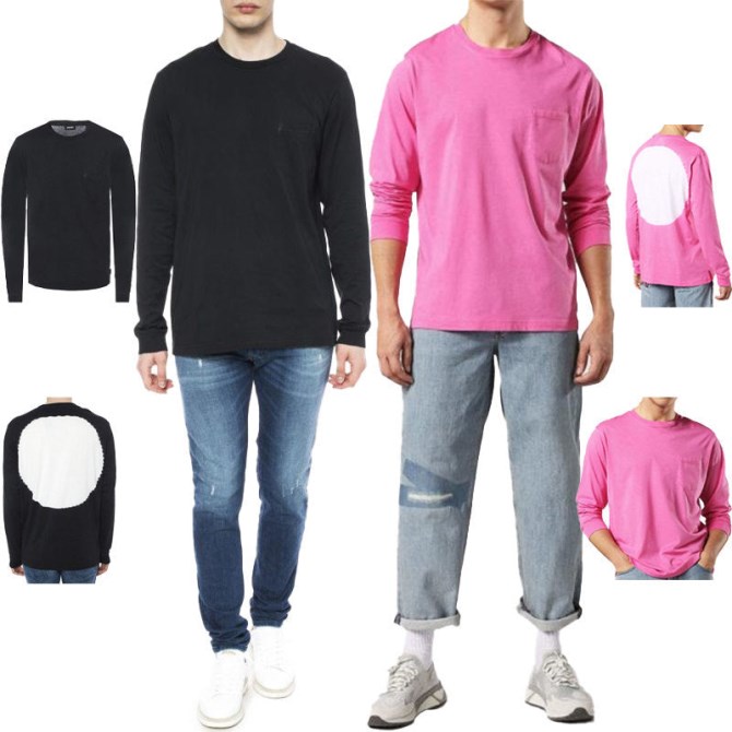 T Avon Ls Herren T-shirt Langarm Rundhals Lässig Sommer Baumwolle Tees Diesel