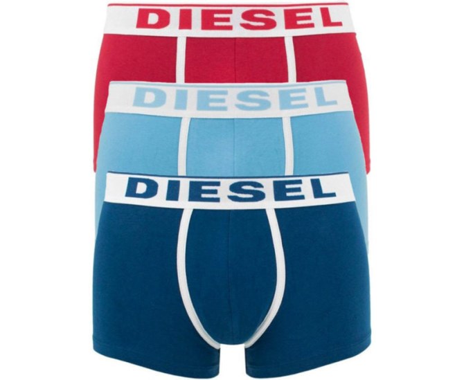 Diesel Fresh & Bright Boxershorts Herrenunterwäsche 3er-pack Shorts Baumwolle E7b-2981
