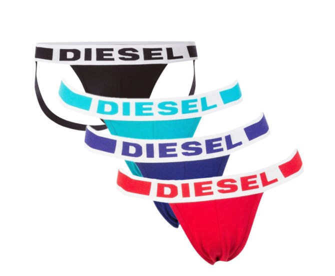 Blau/navy/rot Fresh & Bright Umbr-jocky Herren Suspensorium Xs - Xxl Modal Comfy Fit Tanga Diesel