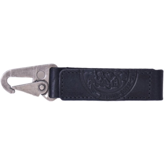 A Bordstein Herren Schlüsselanhänger Echtleder Metallhalter Schwarz Schlüsselanhänger Diesel