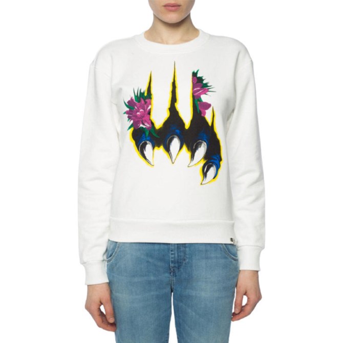 F Felpa 0baps Damen Sweatshirt Rundhals Damen Winter Pullover Jumper Diesel