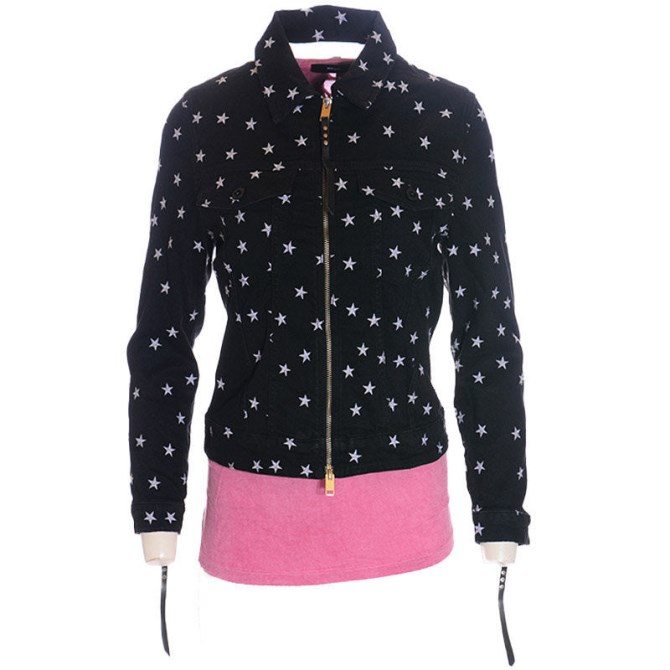 De Rocky Damenjacken Stylische Denim Racer Mäntel Lässige Bikerjacken Diesel