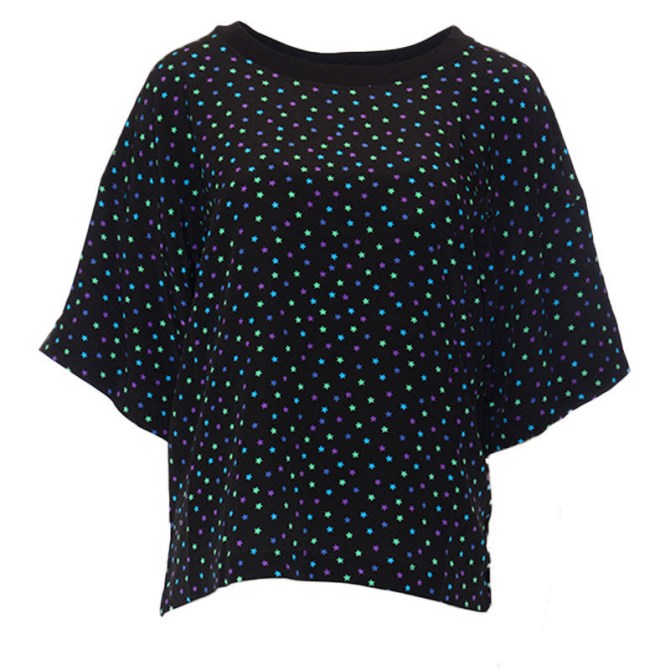 Diesel T Link Top 0dara Damen Kleid Halber ärmel Sommer Lässig Schwarz Party Wear