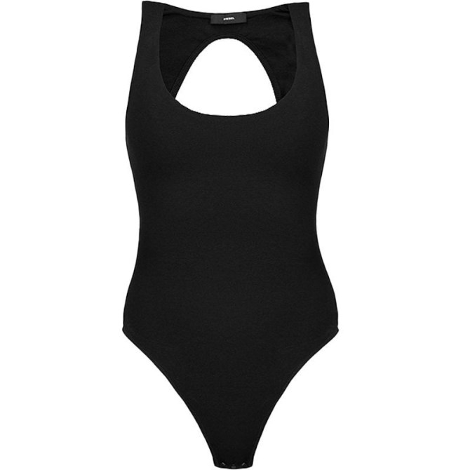 T Silvy Damen Kleid Weste Rundhals ärmellos Lässig Tanktop Rückenfrei Diesel