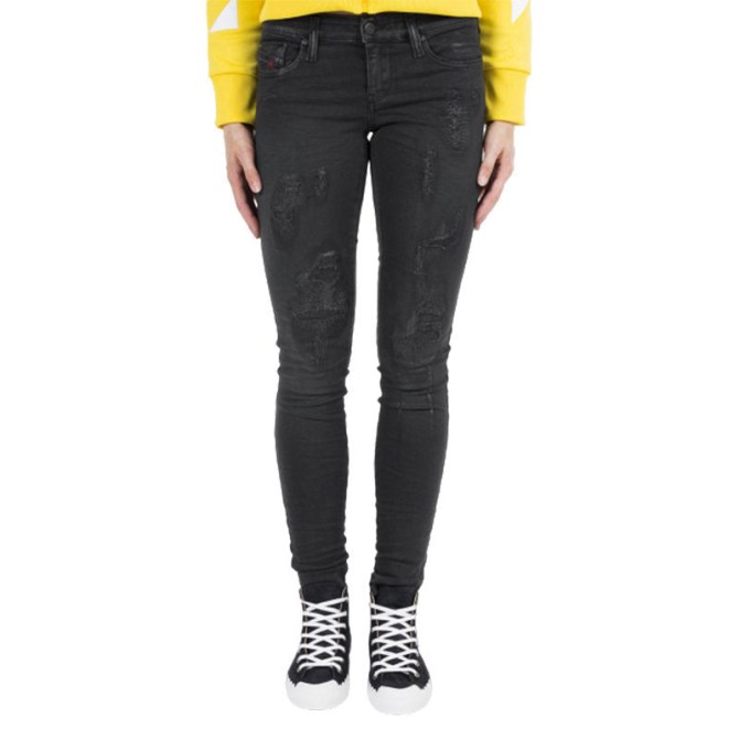 Skinzee Low 0857j Damenjeans Slim Fit Dna Lässige Jeanshose Diesel