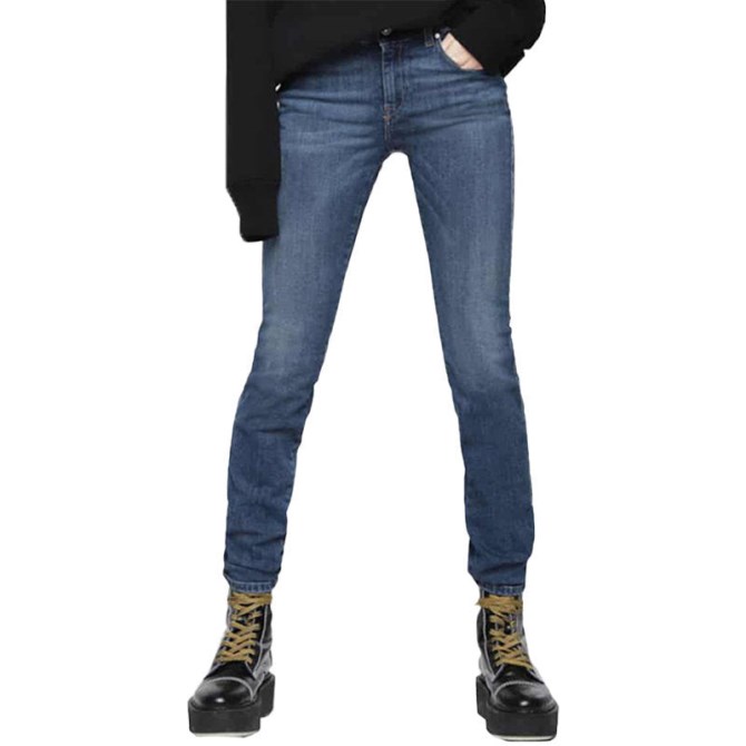 Diesel Sandy 069aj Damenjeans Regular Slim Straight Hose Mit Normaler Taillenpassform