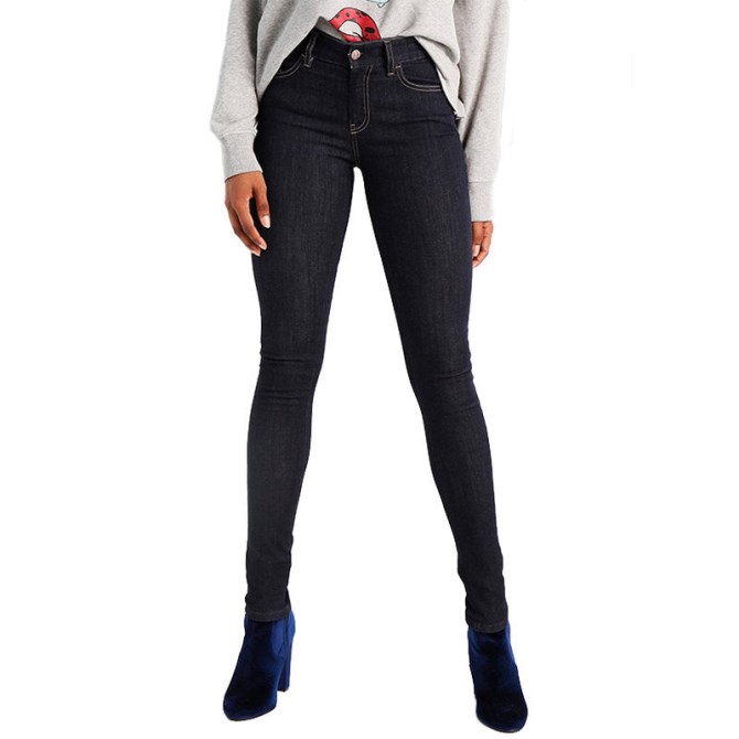 Diesel Slandy 0813c Damenjeans Superschmale Schmale Hose Mit Normaler Taillenpassform