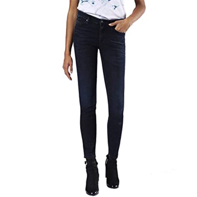 Diesel Doris Ne 0842w Damen Jogg Jeans Regular Fit Sweat Jeans Denim Hose