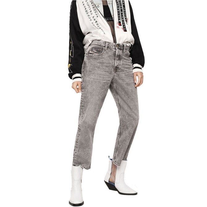 Aryel 8880x Damenjeans Denim Regular Straight Regular Waist Fit Hose Diesel