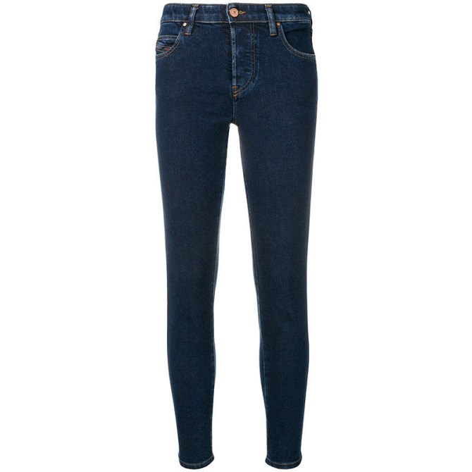 Babhila 084yd Damenjeans Denim Slim Skinny Regular Waist Fit Hose Diesel