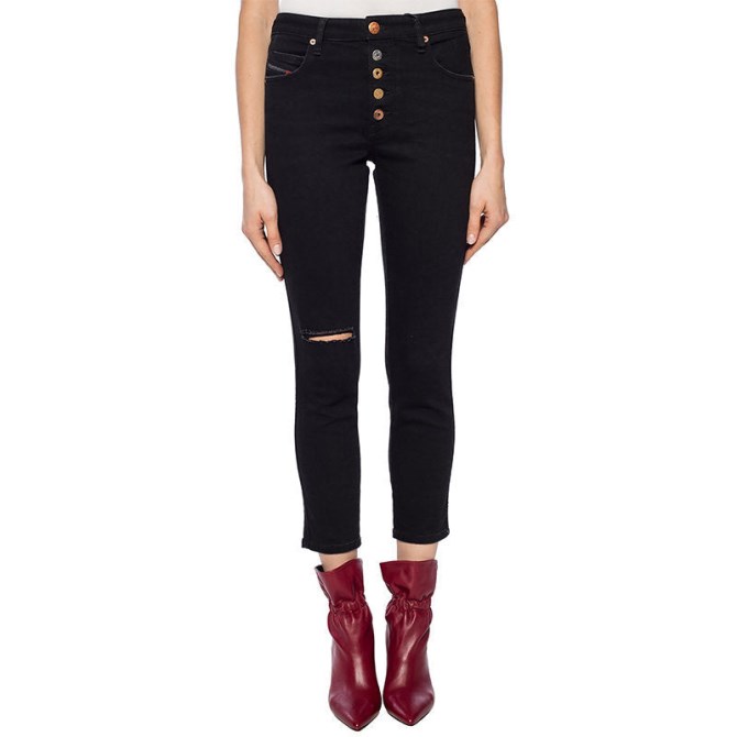 Diesel Babhila B 084zn Damenjeans Denim Slim Skinny Regular Taille Fit Hose