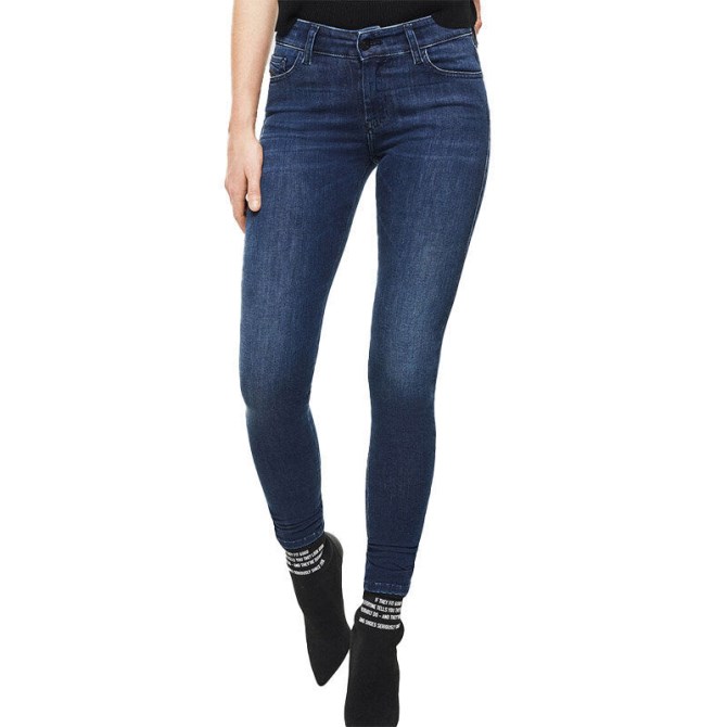 Slandy 0890k Damenjeans Super Slim Skinny Regular Waist Fit Hose Diesel