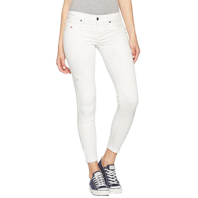 Livier Knöchel 084cx Damenjeans Super Slim Jegging Low Waist Fit Hose Diesel