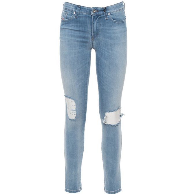 Skinzee R4tm8 Damenjeans Super Slim Skinny Regular Waist Fit Hose Diesel