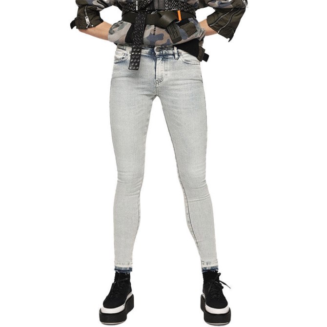 Slandy 086af Damenjeans Super Slim Skinny Regular Waist Fit Hose Diesel