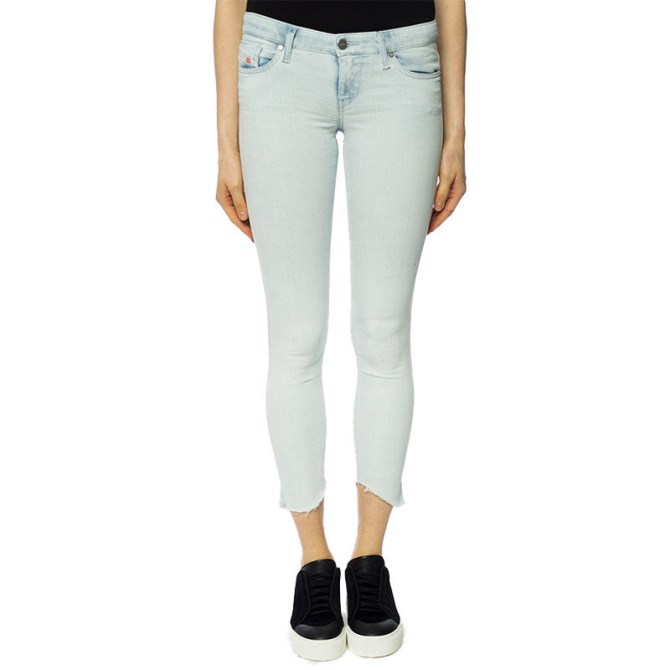 Diesel Skinzee-low-s-c 084sr Damenjeans Superschlanke Schmale Hose Mit Niedriger Taille