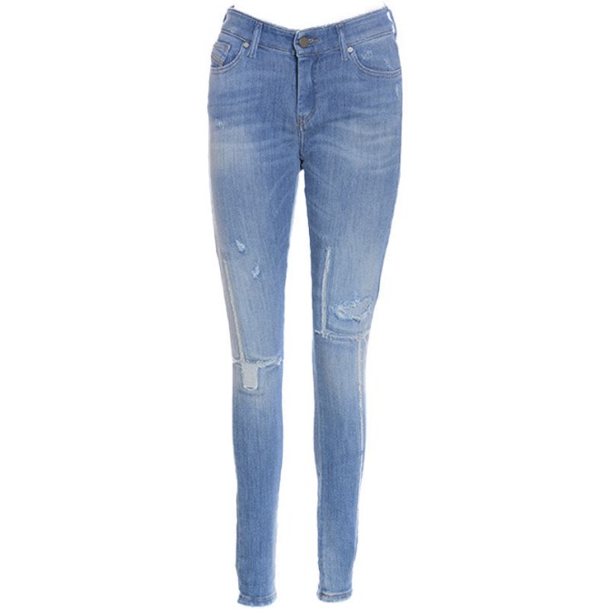 Slandy 088aw Damenjeans Super Slim Skinny Regular Waist Fit Hose Diesel