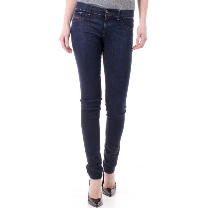 Diesel Livier 0860n Damenjeans Super Slim Jegging Hose Mit Niedriger Taille